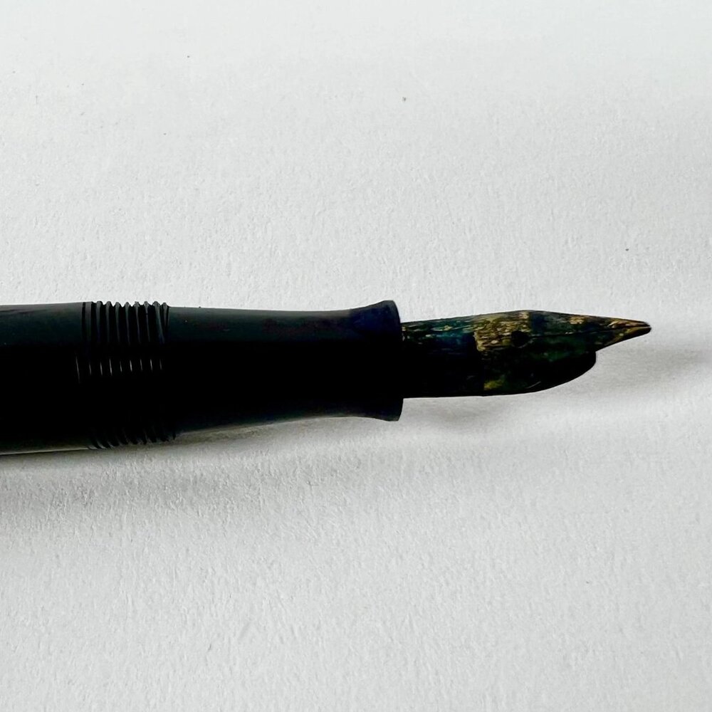 ​Antique Waterman Fountain Pen – 14K Yellow Gold Clip Cap - Picture 9 of 9